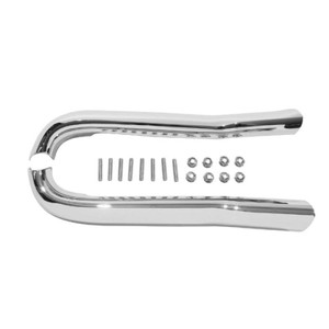 1956 Chevy Chrome Hoodbar Extensions Pair