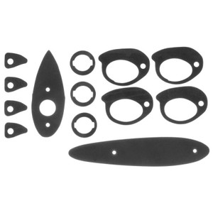 1955-57 Chevy 4-Door Door Handle, Door Lock, Trunk Lock , Antenna & Mirror Gasket Set