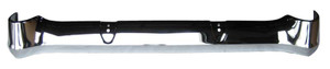 1956 Chevy Chrome California One-Piece Non-Wagon Rear Bumper Set With Guards