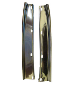 1955-57 Chevy Convertible Flat Pillar Post Stainless Pair