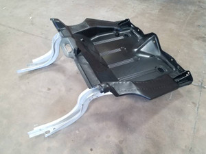 1970-73 Camaro & Firebird Coupe Assembled Trunk Floor & Frame Rail Assembly