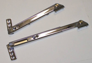 1955-57 Chevy Nomad Chrome Liftgate Supports Pair