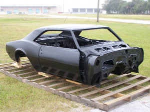 1968 Camaro Coupe Complete With Stock Heater Firewall, Top Skin, Drip Rails, Quarter Panels, Doors & Deck Lid