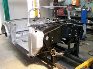 1955 Chevy Convertible Body Skeleton With Dash