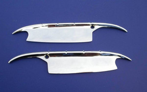 1955-56 Chevy Chrome Accessory Door Handle Shields