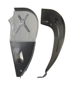 1967-69 Camaro & Firebird Left Outer Cowl Plenum Assembly