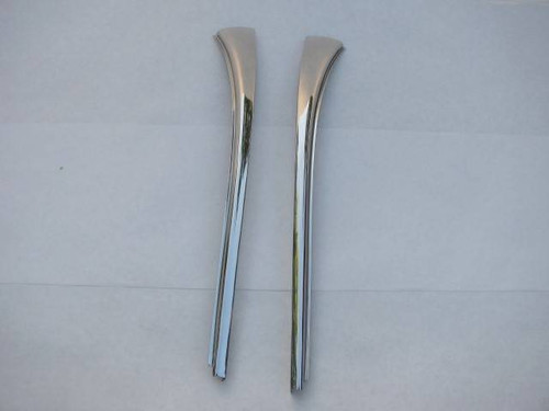 1955-57 Chevy Bel Air 2&4-Door Sedan Restored Upper Windshield Pillars Pair
