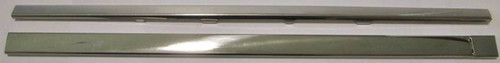 1955-57 Chevy Hardtop/Convertible Nomad Right Vertical Vent Window Channel Stainless Trim Set