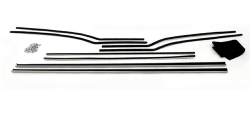 1957 Chevy Bel Air 2-Door Hardtop Window Felt Whisker Channel Kit