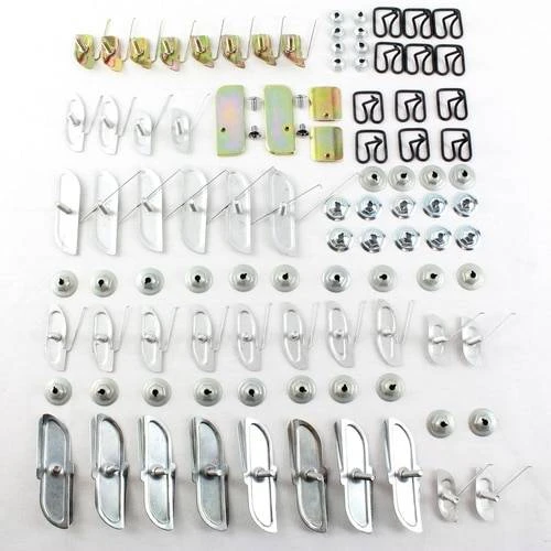 1955 Chevy Bel Air Complete Side Stainless Molding Clip Set