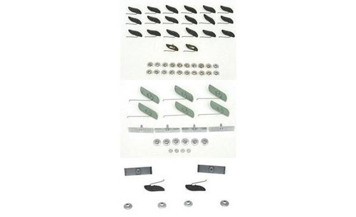 1955 Chevy 210 Complete Side Stainless Molding Clip Set