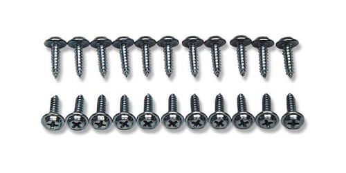 1955-57 Chevy 2-Door Hardtop Door Flipper & Upper Quarter Channel Stainless Steel Trim Screws