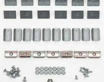 1955-57 Chevy 210 4-Door Sedan Beltline Stainless Steel Molding Clip Set