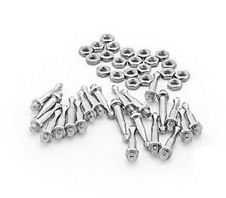 1957 Chevy Bel Air Stainless Steel Crown Molding Pin Retainer Set