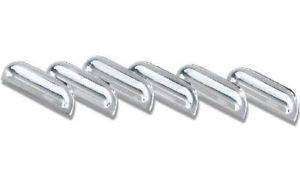 1957 Chevy Chrome Fender Louvers Set