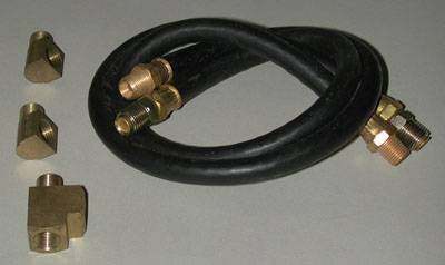 1955-64 Chevy 6-Cylinder Oil Filter Hose Kit