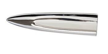 1955 Chevy Bel Air 2-Door Sedan Left Lower Stainless Steel Door Molding