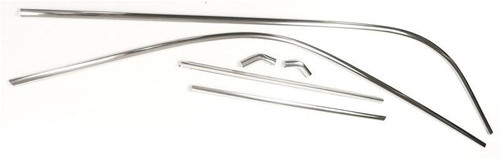 1967-69 Camaro & Firebird 6-Piece Stainless Steel Drip Rail Molding Set