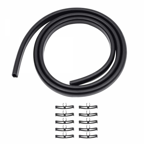 1955-56 Chevy Hood To Cowl Rubber Weatherstripping With Clips