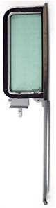1955-57 Chevy Sedan & Station Wagon Right Vent Window Assembly With Green Tint Glass