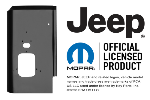 1987-1995 Jeep WRANGLER TAIL LIGHT PANEL, LH