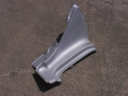 1957 Chevy Left Rear Inner Fin Panel - Includes Taillight Opening Over To Tailpan Seam