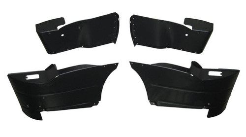 1955-57 Chevy Convertible Rear Armrest Piston Cover Assemblies Set