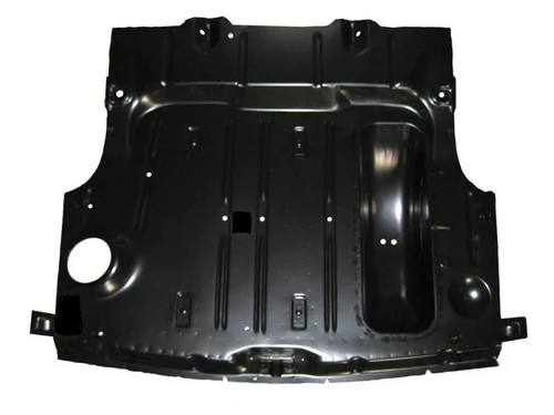1953-54 Complete Trunk Floor With Braces & Spare Tire Well
