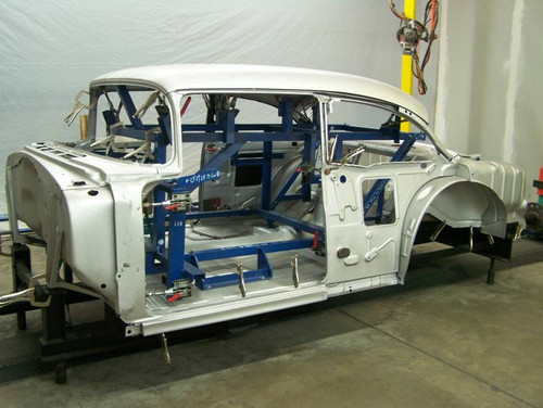 1955 Chevy 2-Door Sedan Body Skeleton With Dash