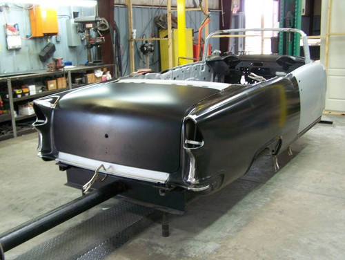 1955 Chevy Convertible Body Skeleton With Dash, Quarter Panels, Doors & Deck Lid