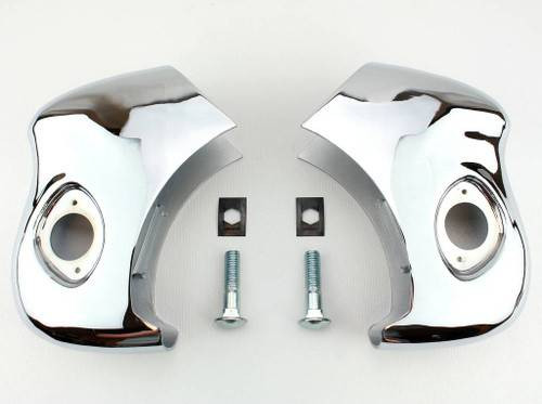 1955 Chevy Station Wagon & Nomad Chrome Rear Bumper Guards