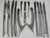 1955-57 Chevy Bel Air 4-Door Sedan Restored Beltline Stainless Set - 14-Pieces