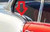 1955-57 Chevy Bel Air 2-Door Hardtop Restored Quarter Window Beltline Stainless Pair