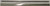 1955-57 Chevy Hardtop/Convertible Nomad Left Vertical Vent Window Channel Stainless Trim Set