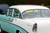 1956 Chevy Bel Air 4-Door Sedan & Station Wagon Center Post Divider Chrome Trim Set