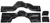1962-67 Chevy II Nova Bucket Seat Mounting Brackets Set