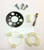 1957 Chevy Bel Air Black 16" Steering Wheel Kit Complete