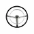 1955-56 Chevy Bel Air Black 16" Steering Wheel Kit Complete