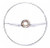 1955-56 Chevy 210 Series Chrome Horn Ring