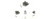 1955 Chevy 4-Door Sedan Interior Garnish Molding Trim Screw Set