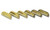 1957 Chevy Gold Fender Louvers Set