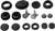 1957 Chevy Firewall Forward Grommet Set