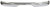 1955-59 Chevy & GMC Truck Stepside Chrome Rear Bumper