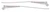 1957 Chevy Polished Stainless Steel Wiper Arms Pair