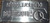 General Motors 50,000,000th Golden 1955 Chevy Motorama Collectible Metal License Plate