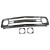 1969-1970 Chevy C10 Pickup Blazer Jimmy Grille Frame Steel Chrome W/ Chevrolet With Grille Support