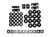 1955-57 Chevy 2-Door Hardtop Body Mount  and Bolt Kit