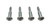 1957 Chevy Back Up Lens Screw Set