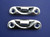 1955-57 Chevy Convertible Top Handle Chrome Striker Plates