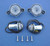 1955 Chevy All & 1956-57 Nomad & Station Wagon Rear License Plate Light Assemblies